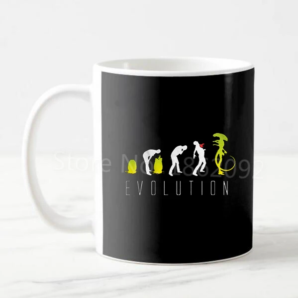 Кружка с забавными кофейными кружками изображением инопланетянина кружка для