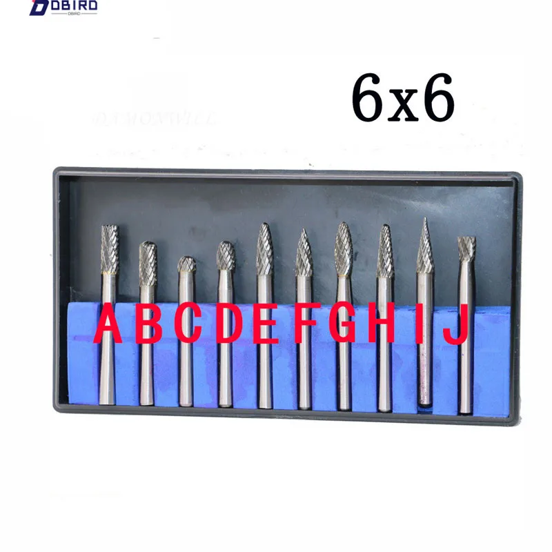 1/8 &quotхвостовик карбида вольфрама фреза роторная HSS сталь конусная дрель набор