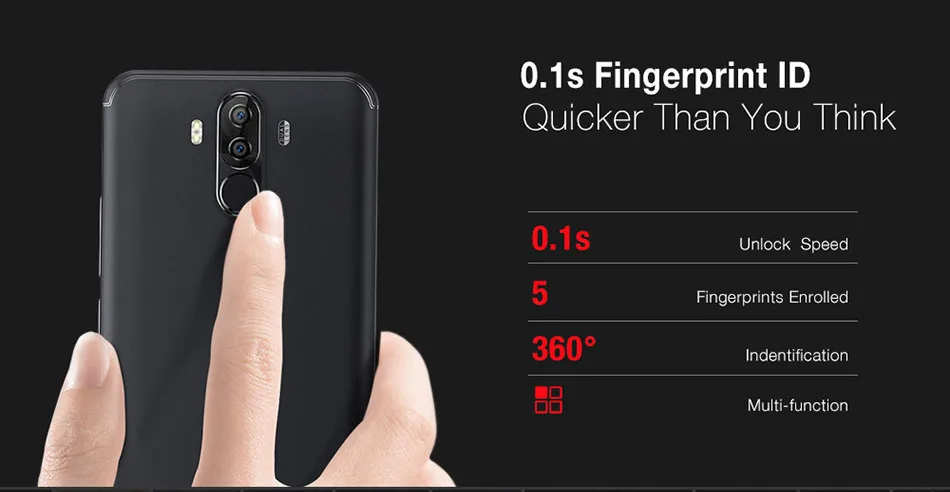 Мобильный телефон Ulefone power 3 Face ID 6," 18:9 FHD+ 6 ГБ ОЗУ 64 Гб ПЗУ 6080 мАч Android 7,1 Celular OTG 21 МП Восьмиядерный 4G смартфон