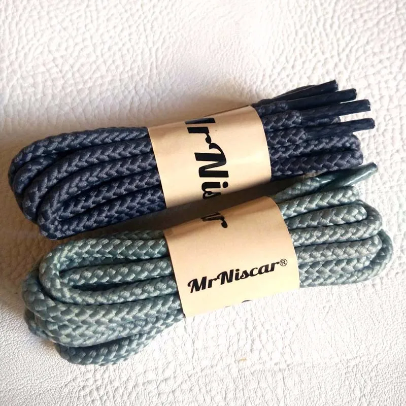 Mr. Niscar 2 пары полиэфирные круглые шнурки для пеших прогулок кемпинговые шнурки для коньков модная рабочая обувь шнурки для обуви