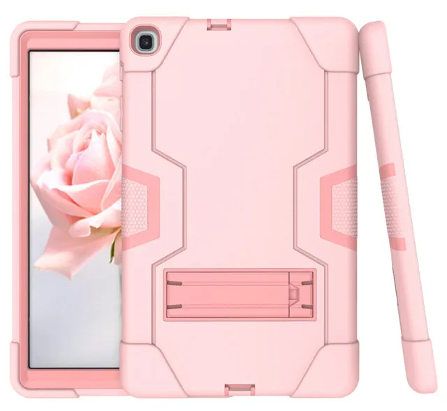 pink Сверхпрочный силиконовый чехол для samsung Galaxy Tab A 10,1 SM-T510/T515 10," планшет Funda Capa противоударный чехол для детей+ подарки - Цвет: pink