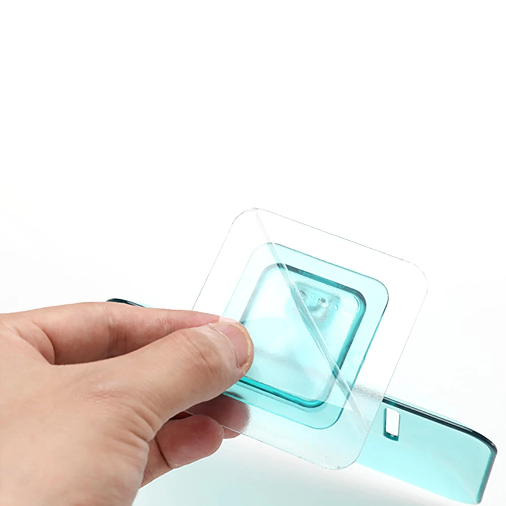 Soap Dish Bathroom Storage Rack Plate Soap Dish Holder Suction Cup Soap Box Crate Shelf Wall Tableware Basket Accessories