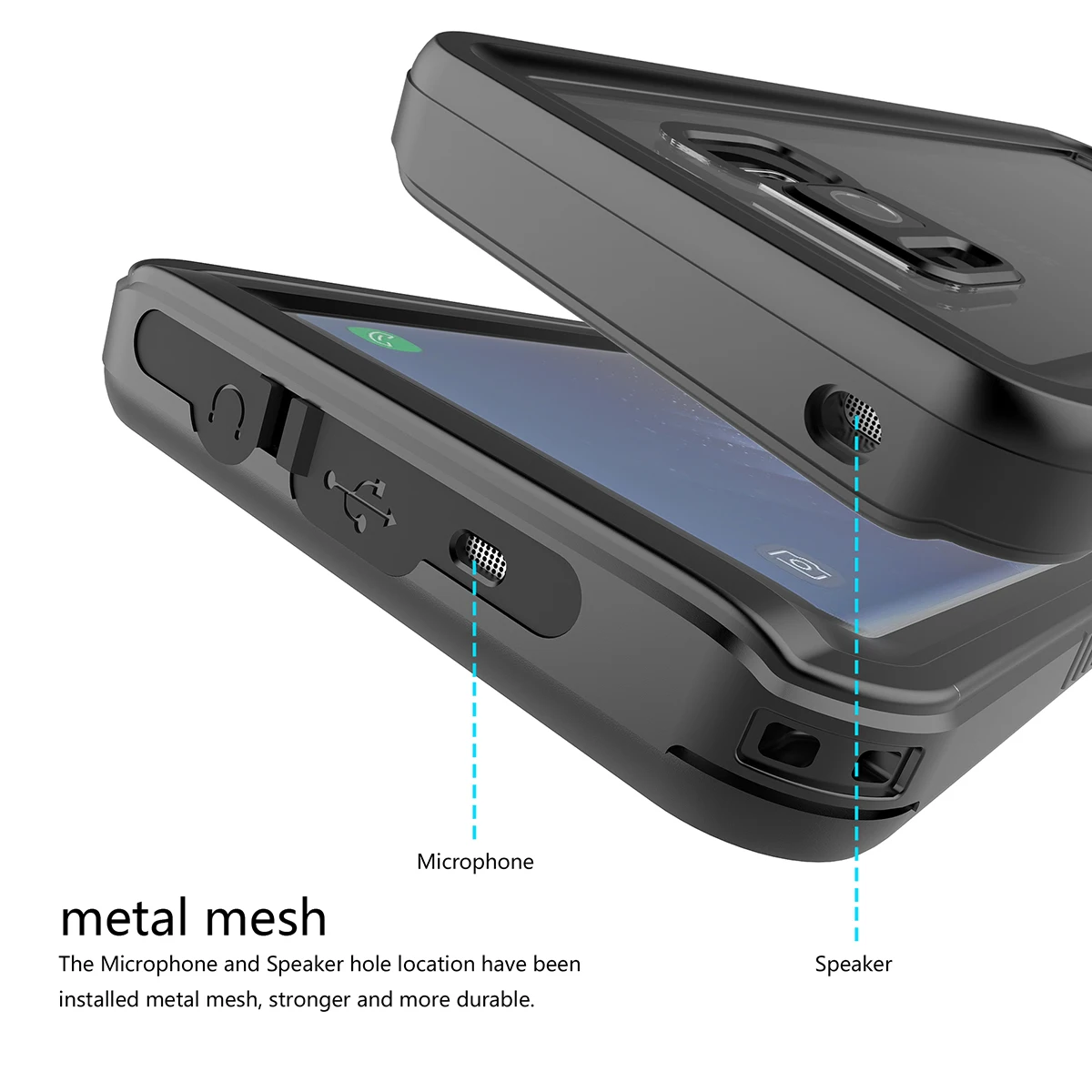 Caseier IP68 360 градусов Водонепроницаемый Чехлы для мобильных телефонов для samsung Galaxy S Lite эксклюзивный выпуск samsung Galaxy S8 плотный чехол