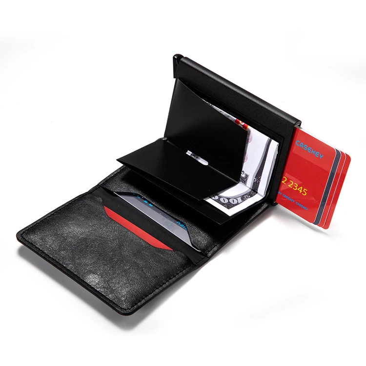 Модный держатель для Карт RFID алюминиевый кредитных карт новый мужской чехол из
