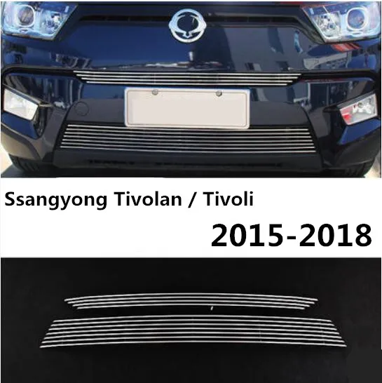 Автомобильный передний бампер гоночная решетка для радиатора обшивка 2 шт./компл.