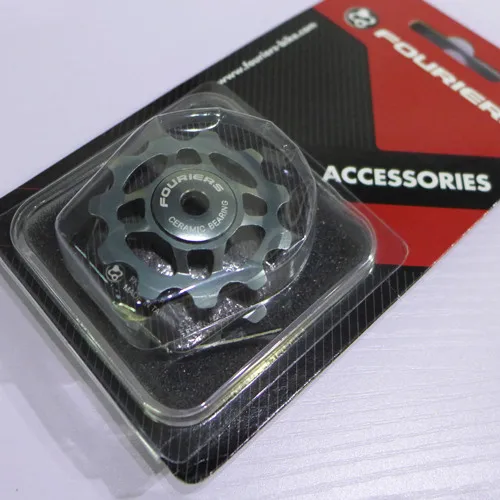 Gray FOURIERS AC-DX001 шкив колеса 8 9 10 11-speed керамический подшипник 11Т - Цвет: Gray