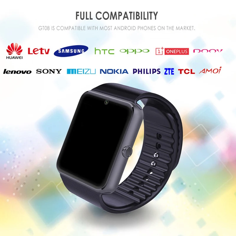 Espanson GT08 Спортивные Bluetooth Смарт часы SmartWatch для Apple iPhone Samsung Huawei HTC Android смартфонов