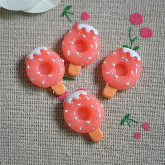 10pcs/lot hot sale icecream Resin Flat back Cabochon Scrapbook Embellishment DIY Phone Decoration 18*20mm | Украшения и