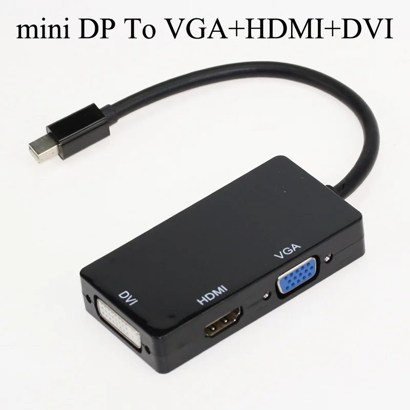 New Mini DisplayPort DP Male to HDMI VGA DVI Female Cable Cord Adapter Converter | Электроника