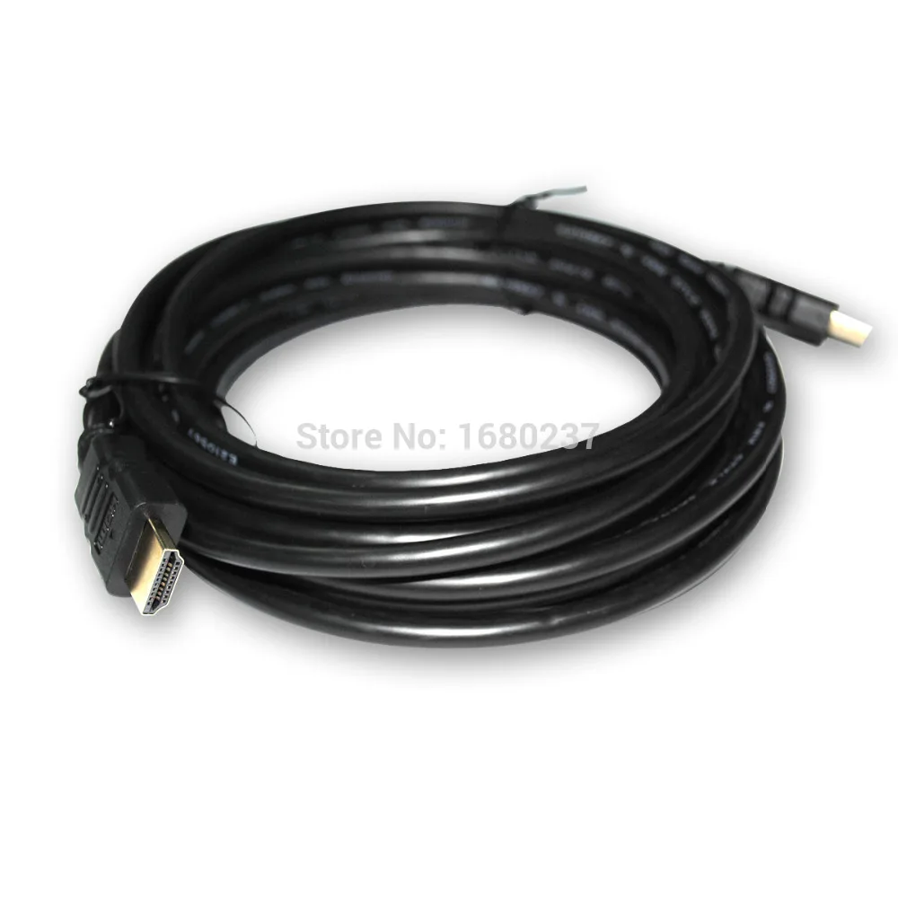 Высокоскоростной позолоченный штекер мужской видео HDMI кабель нейлоновая сетка 1