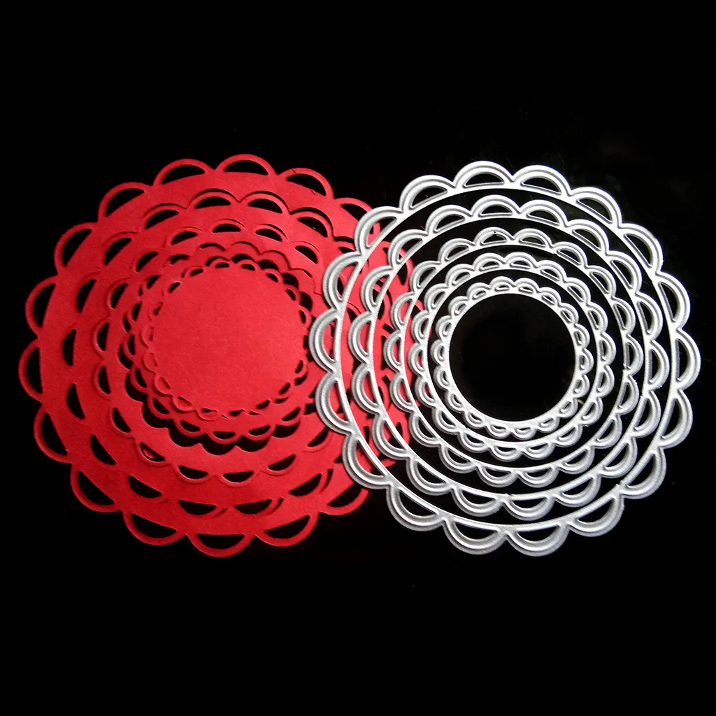 JX LCLYL круглый в форме цветка звезды из металлизированной ткани Трафаретный