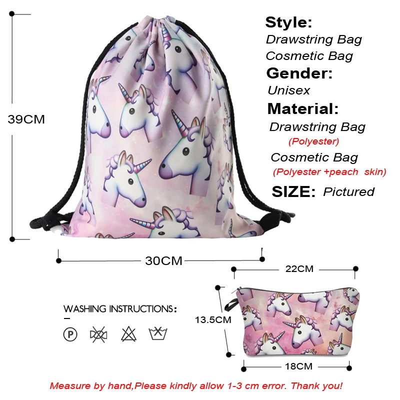 2 шт. женский рюкзак с 3D принтом|fashion women backpack|women backpackwomens fashion backpacks | - Фото №1