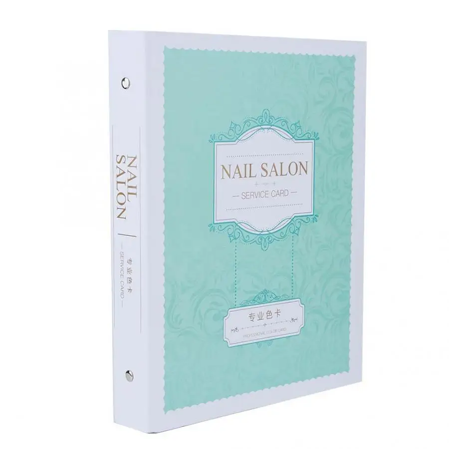 Nail Art Polish Display Chart Book Showing Shelf Template Board b |