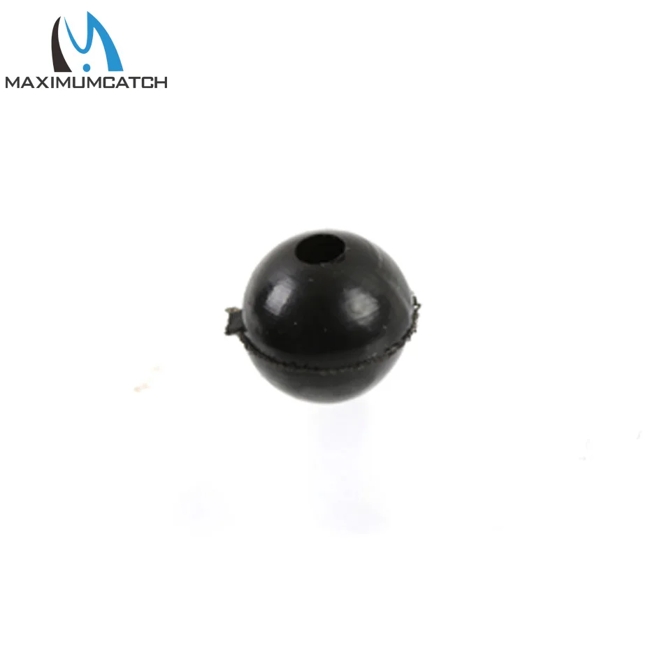 Maximumcatch 25pc/lot 5.2mm Soft Carp Fishing Beads Black Round Floating Rig Accessories | Спорт и развлечения