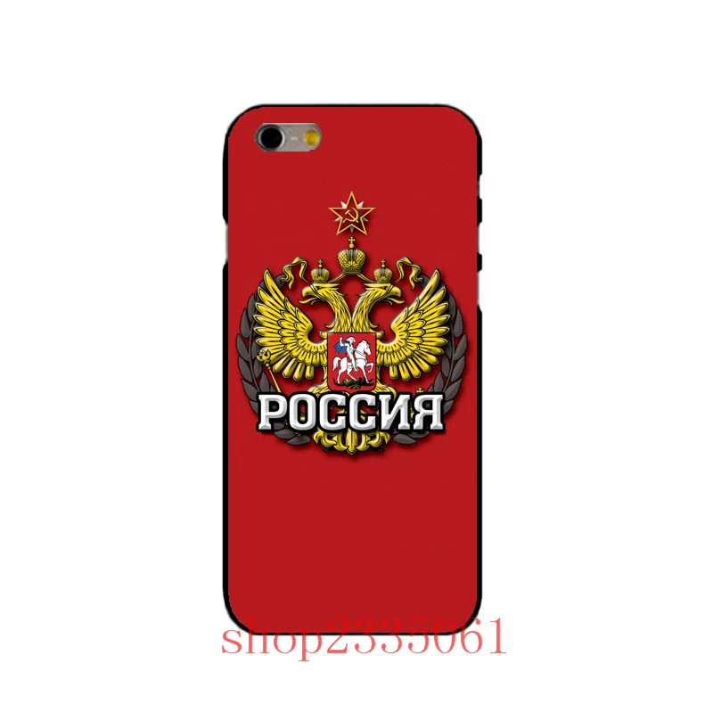 Жесткий чехол для телефона с изображением русского флага для iphone 4 4s 5 5s se 6 6s 6 6s plus 7 7plus 8 8plus x XR XS MAX чехол