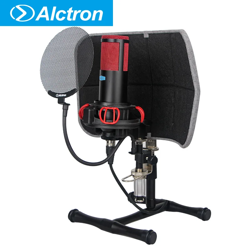 Новое поступление Alctron PF52 Настольный акустический экран для студии звукозаписи изолирующий нежелательный шум снаружи