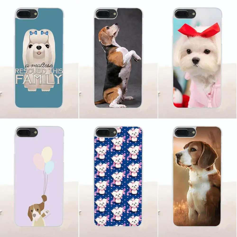 Мягкий чехол Bixedx из ТПУ с надписью I Love My Beagle Dogs для Apple iPhone 4 4S 5 5C SE 6 6S 7 8 Plus X |