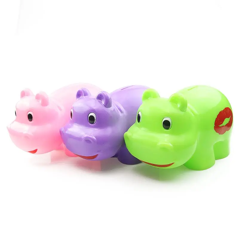Мультяшные коробочки для денег в форме бегемота детские игрушки подарок на день рождения домашний декор
