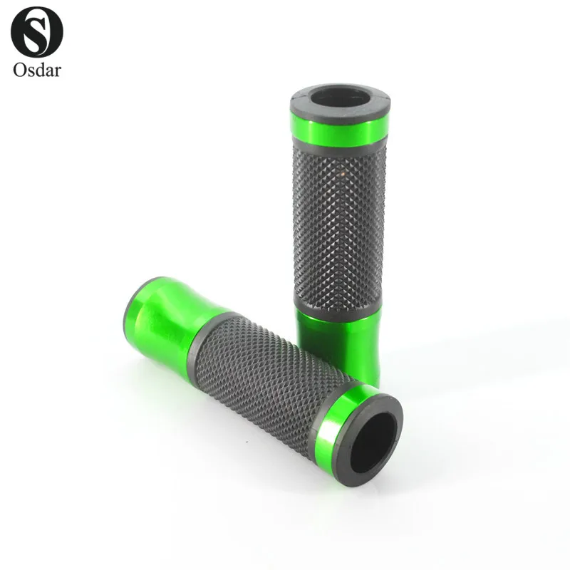 CNC черные мотоциклетные Ручки рулевые для мотоциклов Алюминий резиновая гель