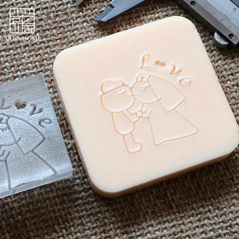 2018 бесплатная доставка натуральная ручная работа акриловое мыло печать пресс