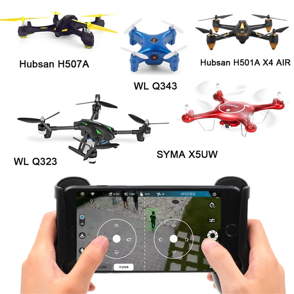 Wi-Fi Дрон телефон ручка пульт дистанционного управления для DJI SPARK Wingsland S6 hubsan Drone 6J13 Прямая поставка