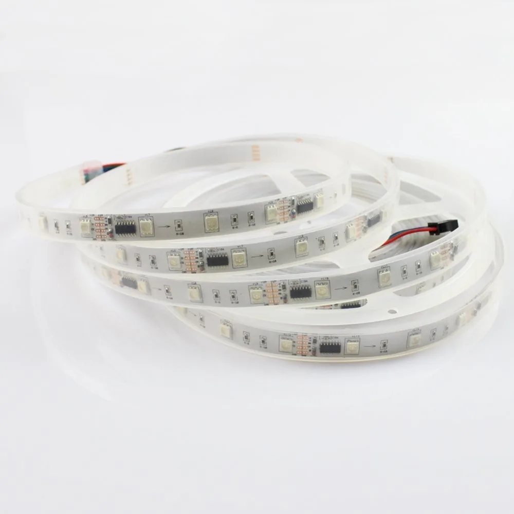 Светодиодная Пиксельная лента SMD5050 WS2801 12 В IP67 36 светодиодов 10 м/лот