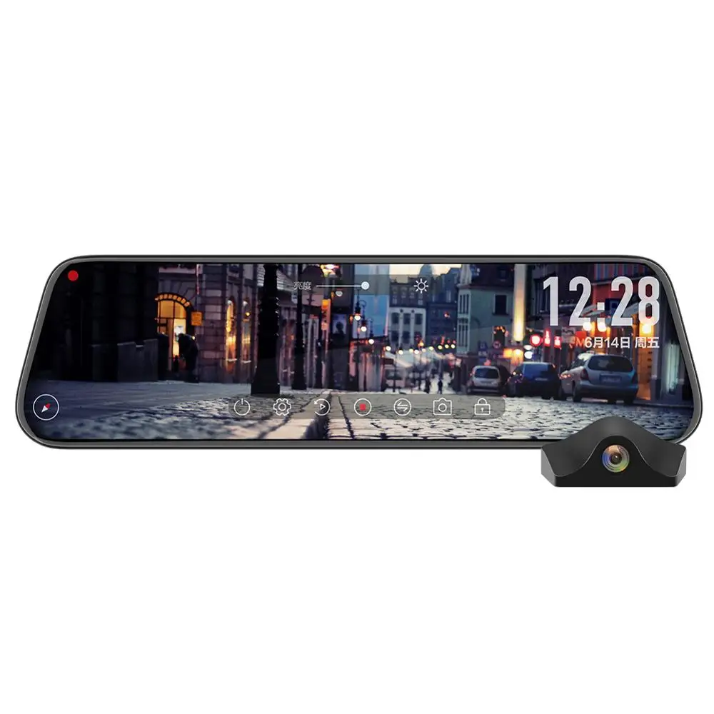 JADO A650 1080P Автомобильная dvr камера 9,35 Дюймов ips сенсорный экран зеркало заднего вида Dash Cam ADAS Starlight видеорегистратор ночного видения рекордер