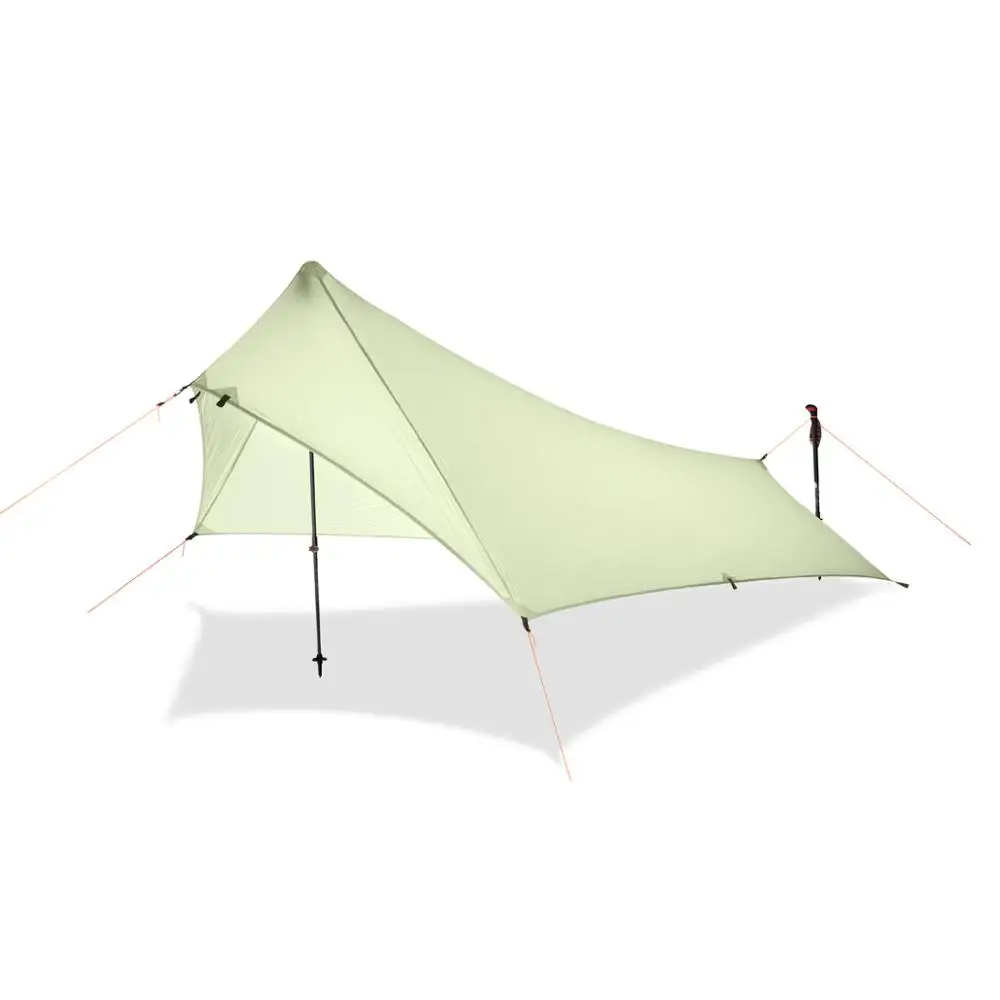 GRAY 320 г 20D силиконовый нейлоновый тент для дождя брезентовый тент для кемпинга укрытие от дождя укрытия от солнца и солнца для пляжного пикника - Цвет: GRAY
