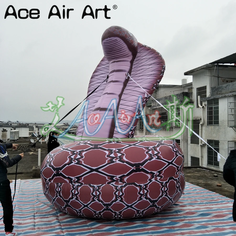 Надувная модель реплики змеи для украшения 4 мГн