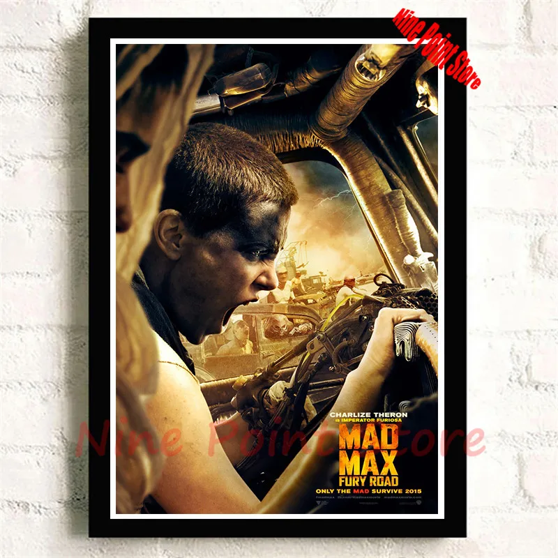 Классический фильм Mad Max 4 бумажный плакат с покрытием для бара кафе винтажная