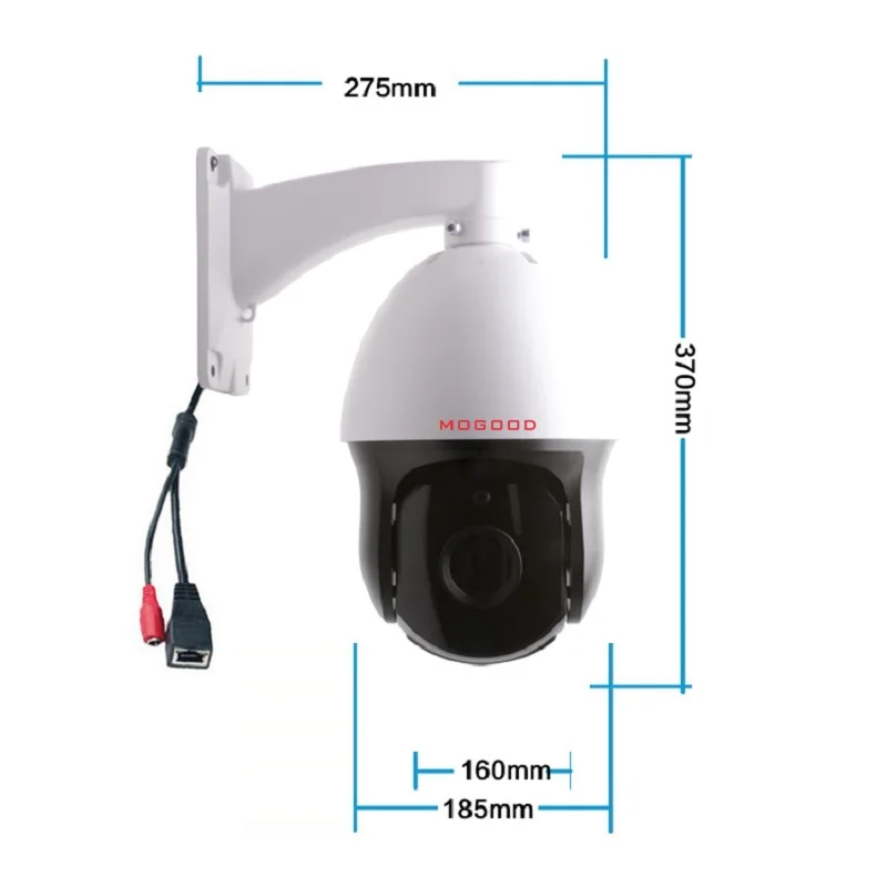 Hikvision NVR Plug Play MoGood H.265 2 МП 1080P IP PTZ камера с поддержкой PoE водонепроницаемый Onvif