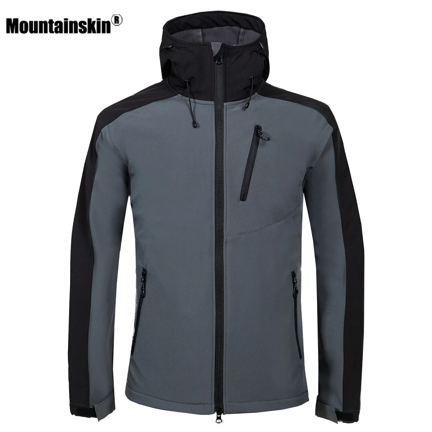 Mountainskin Мужские Зимние флисовые куртки из флиса верхняя спортивная одежда пальто
