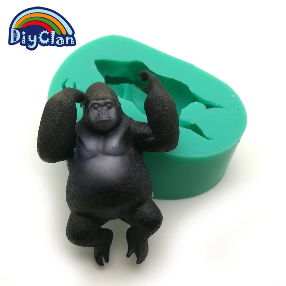 KingKong моделирующие силиконовые формы для шоколада украшения тортов полимерная