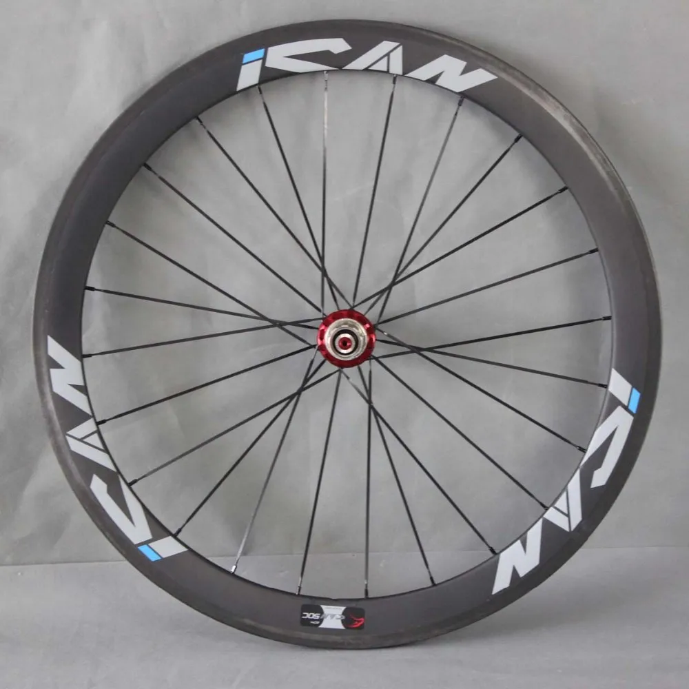 ICAN Bikes 50 мм карбоновые колеса для шоссейного велосипеда 23 мм ширина UD МАТОВЫЕ карбоновые колеса 700C карбоновые шоссейные колеса SP-50C