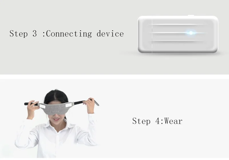 Xiaomi Mijia Smart Air Brain Wave Sleeply маска для глаз Рабочий Ланч-брейк сон в путешествиях bluetooth-соединение Обнаружение сна
