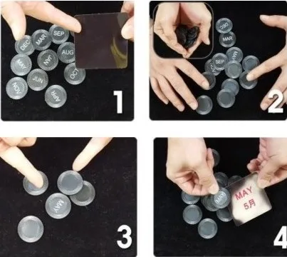 ITgimmick термальная индукция карточка предсказания-магический трюк на улице