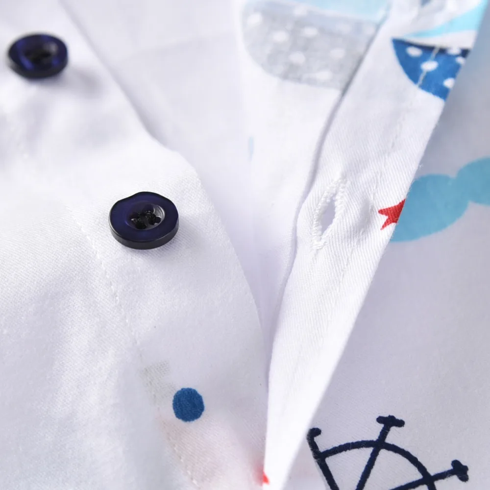 Осенне-зимний джемпер Повседневная рубашка с длинными рукавами и принтом