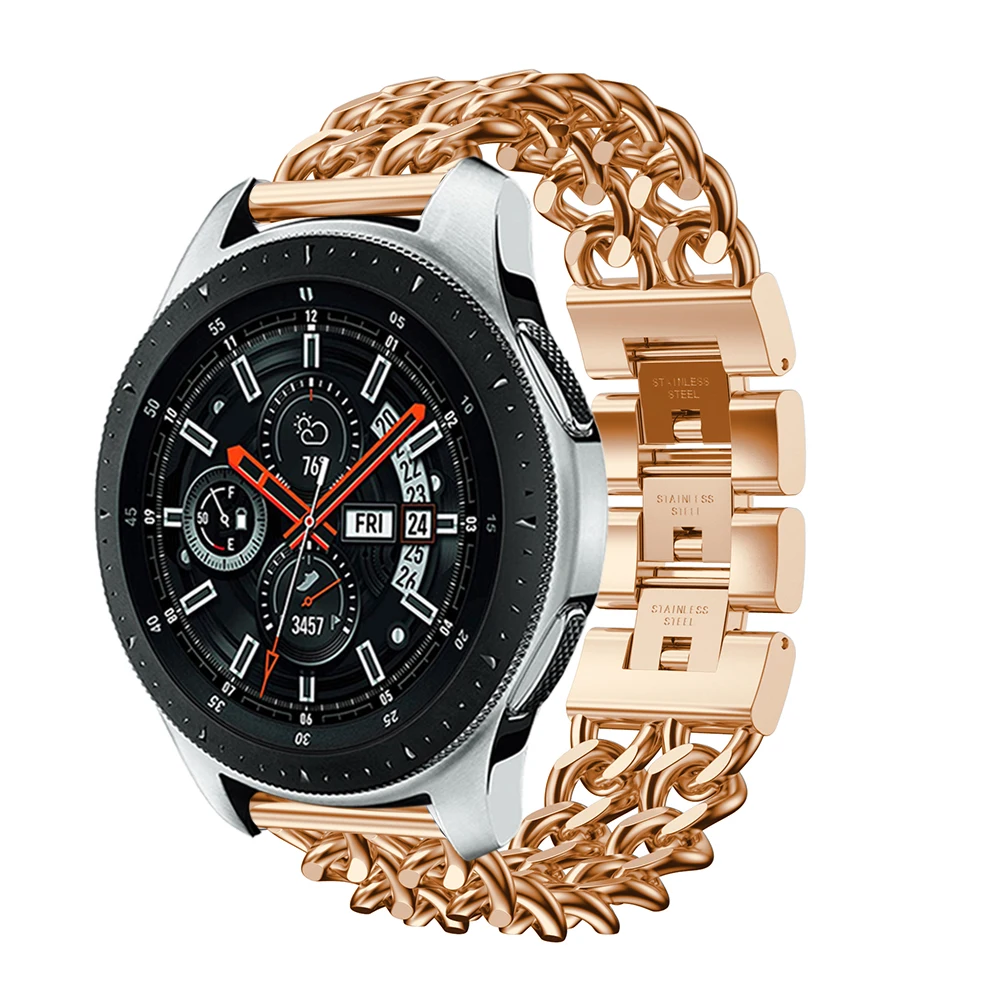 Ремешок для Samsung Gear S3 band модный браслет смарт-часов Galaxy 46 мм аксессуары наручных