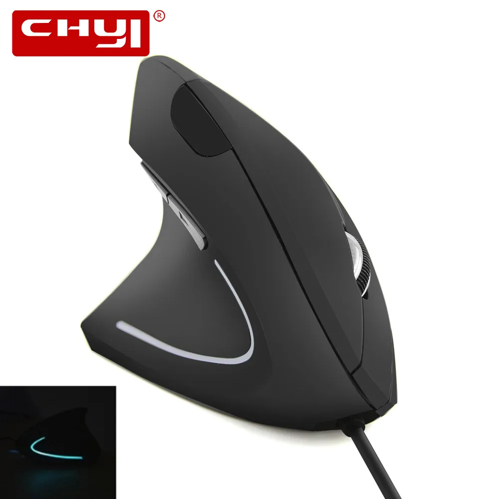

USB Ergonomic Vertical Mouse 3200 DPI Left Hand Wired Optical Mause Computer Gaming Mice With Mouse Pad Mat For Laptop PC Game