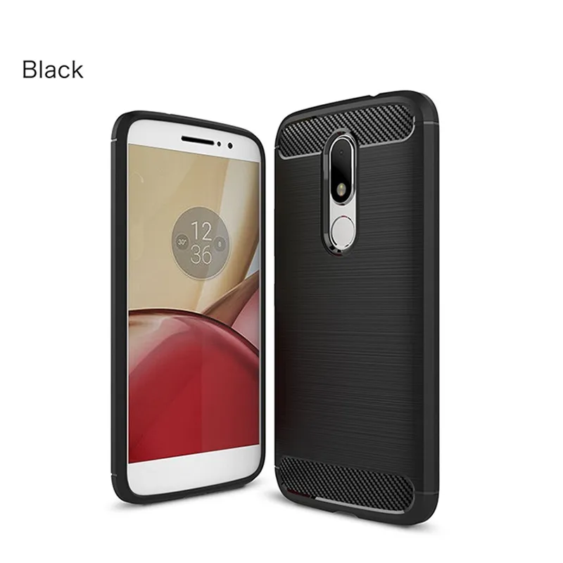 

Phone Case For Moto X4 E3 E4 G4 G5 G5s Plus Carbon Fiber Texture Brushed Soft TPU Silicone Cover For Moto M C Z2 Force Z Play