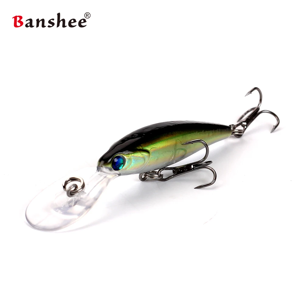 Banshee 50 мм 3,5 г 3D воблер с глазками приманка для окуня CDNA2 жесткая приманка для окуня плавающая маленькая Джеркбейт гольян кренкбейт