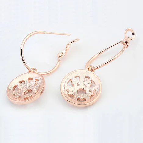 

Luxury Big Dangle Earrings For Women Gold Color Hollow Round Earings Fashion Jewelry Bijoux Party Brincos Girl Birthday Gifts