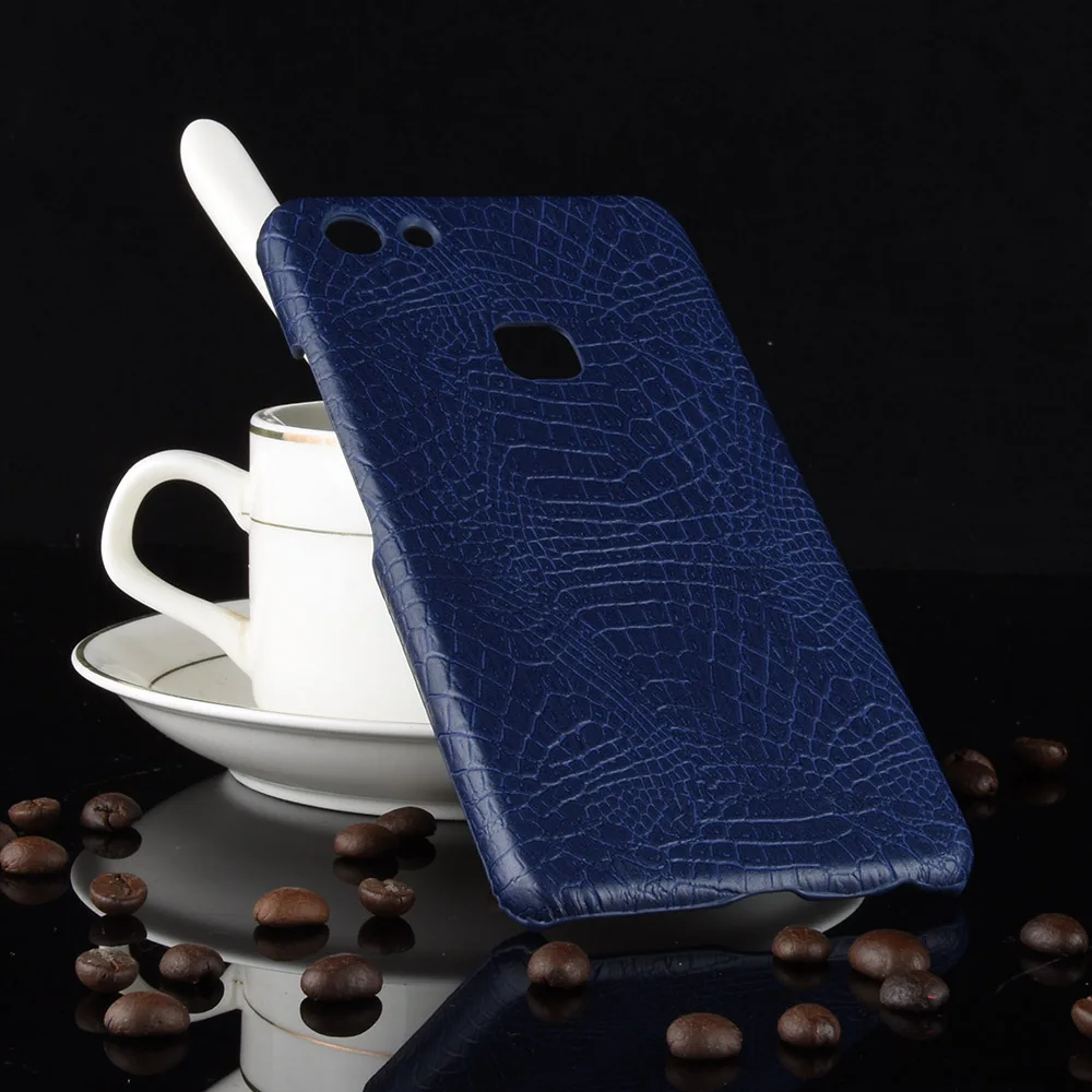 Новинка для vivo Y83 чехол в стиле ретро Роскошная искусственная кожа крокодиловая