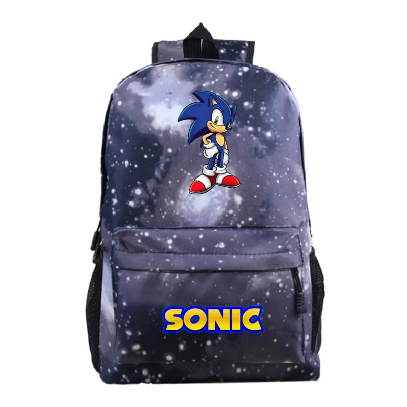 32 Sonic рюкзак, школьные сумки, модный шаблон, для студентов, для мальчиков и девочек, рюкзак для мужчин и женщин, рюкзак для ноутбука - Цвет: 32
