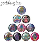 Кабошон для фотографий Beauty Eye Hand ZB0990, 10 шт., Круглые, 121618202530 мм