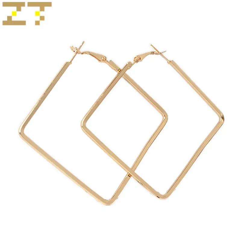 Горячая Распродажа модные массивные позолоченные золотые геометрические