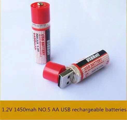 

Аккумуляторная батарея 1,2 В, 1450 мА · ч, Ni-MH, NO.5, AA, USB