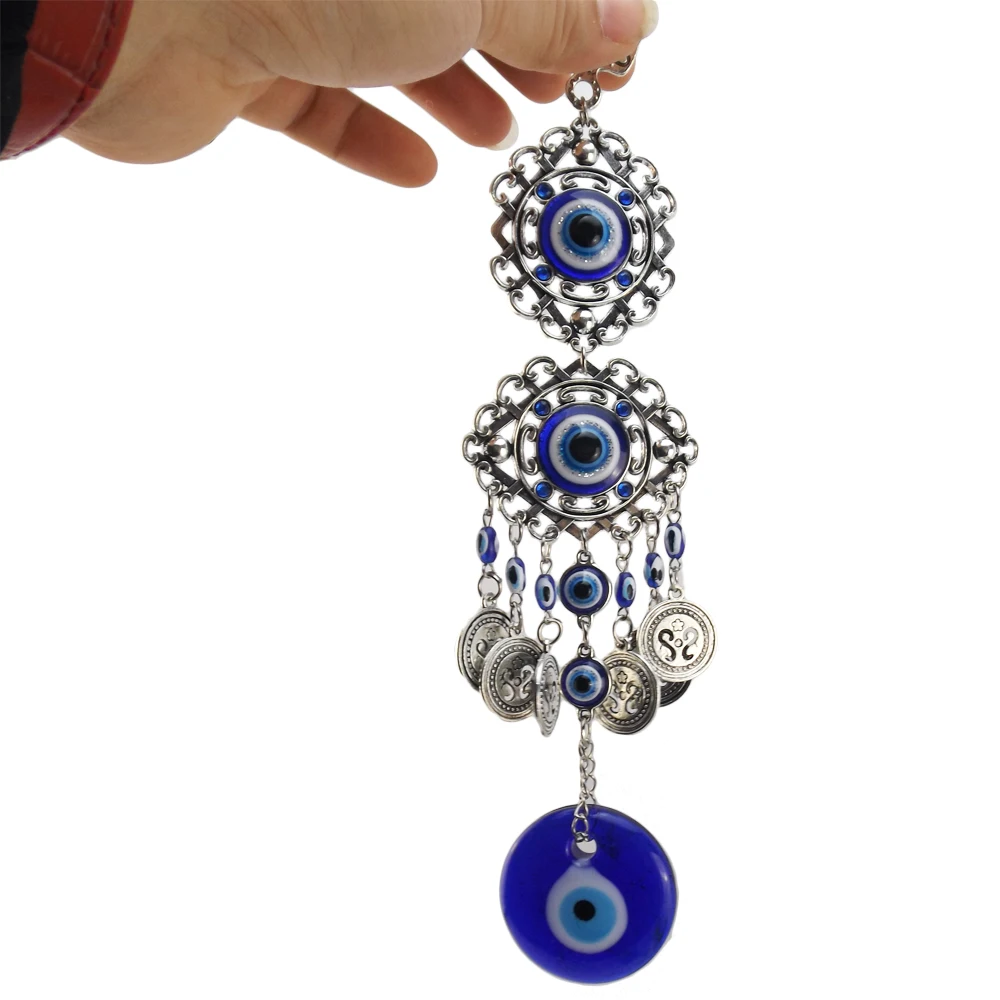 Турецкое синее стекло амулет в виде глаза настенный Декор для дома Lucky