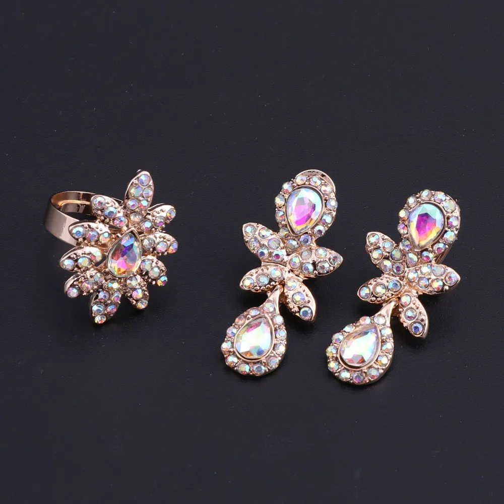 Модные африканские женские свадебные ювелирные наборы Дубай винтажные