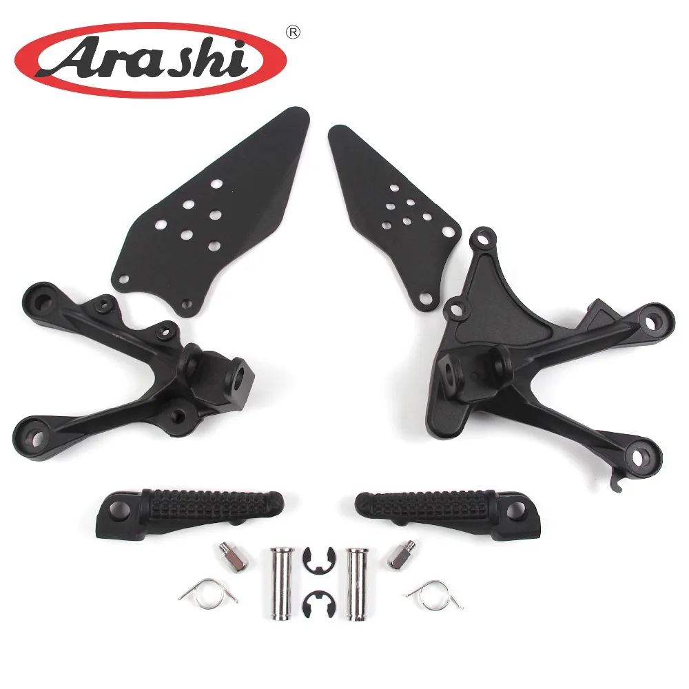 Мотоциклетные Передние Подножки ARASHI подножки педали для KAWASAKI NINJA ZX 6R 2005 2008 ZX6R 2006